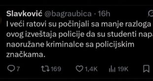 Užasno! Vladan Slavković – blokader iz Kraljeva, poziva na građanski rat u Kuli!