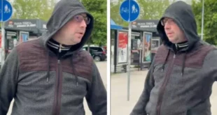 Ovaj hoće da bude poznat! Učinimo mu: Pogledajte kako blokader vređa naprednjake na štandu kod Limana (VIDEO)