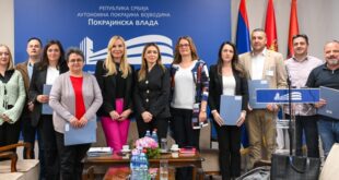 Podrška Pokrajinske vlade PSSS Vrbas