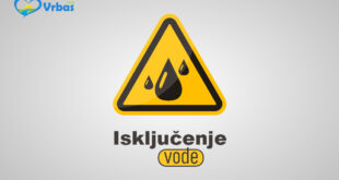 Deo Vrbasa danas bez vode od 9 do 14 časova