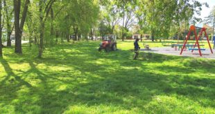 Nastavlja se prolećno košenje javnih površina u Vrbasu