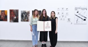 Jelena Aleksić dobitnica nagrade 52. Palete mladih