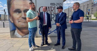 Čarli Kirk stoji ponosno na ulicama Beograda! Balkan Watch posvetio mural borcu za bolji svet