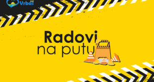 U toku radovi na putu Vrbas – Savino Selo, vozila se propuštaju naizmenično