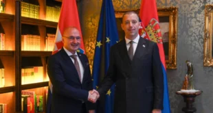 Đurić sa šefom diplomatije Hrvatske Radmanom razgovarao o bilateralnim odnosima i prilikama na Zapadnom Balkanu