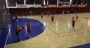 Juniorska rukometna reprezentacija Srbije na pripremama u Vrbasu