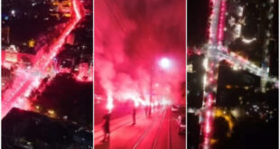 Bakljada obasjala Beograd- Moćan poziv na skup Srbija, jedna porodica (VIDEO)