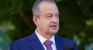 Dačić obišao pripadnike Sektora za vanredne situacije koji gase požar u Breznici kod Bujanovca