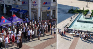 Srbija definitivno pobeđuje, slike iz Čačka sve govore: Kod SNS-a puni štandovi, kod blokadera u isto vreme 25 ljudi! (FOTO)