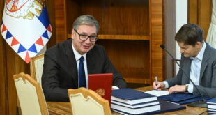 Vučić predao dužnost predsednika Republike Ani Brnabić