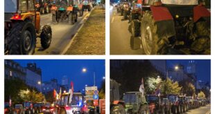 (FOTO:VIDEO) Neverovatne scene na putevima ka Novom Sadu! Reka traktora iz Temerina, Bečeja i Srbobrana krenula ka gradu na skup podrške Vučiću, prve mašine već stigle!