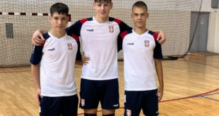 Trojica mladih „Letećih“ sa futsal reprezentacijom Srbije