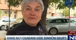 "Srce me boli... zato što nisam otišla!" Novosađani za N1 o sinoćnjem skupu Ujedinjene Srbije